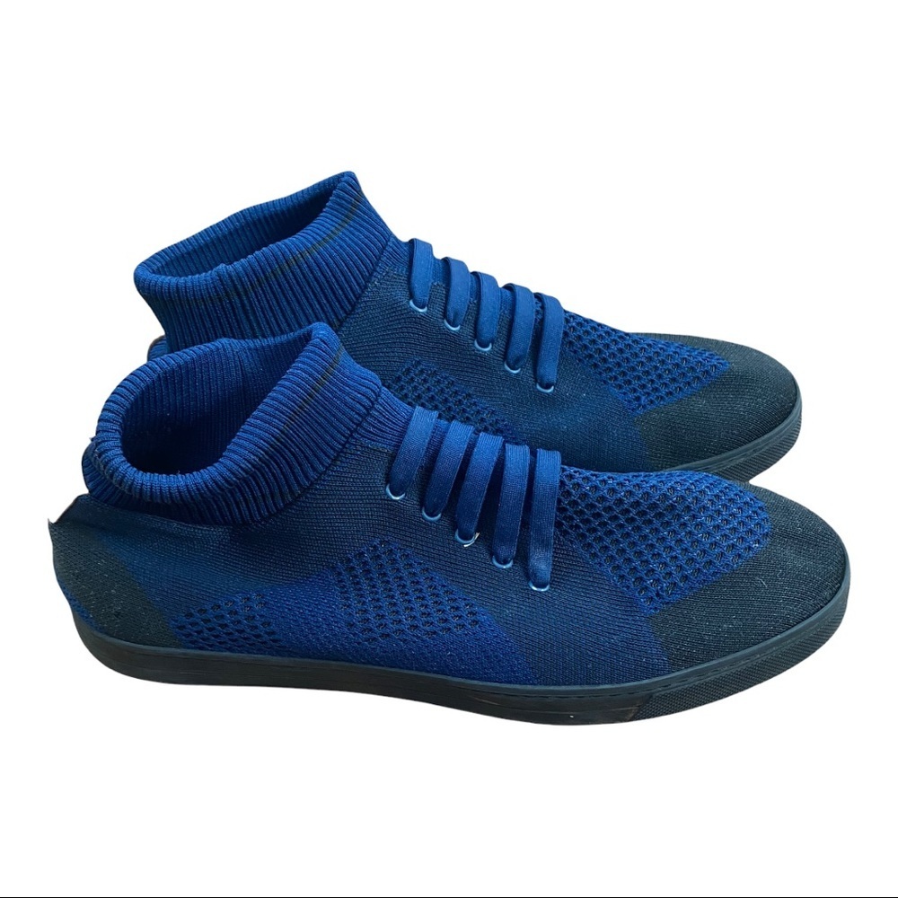FENDI  Knitted fabric sock  navy deep blue sneaker Like new excellent condition